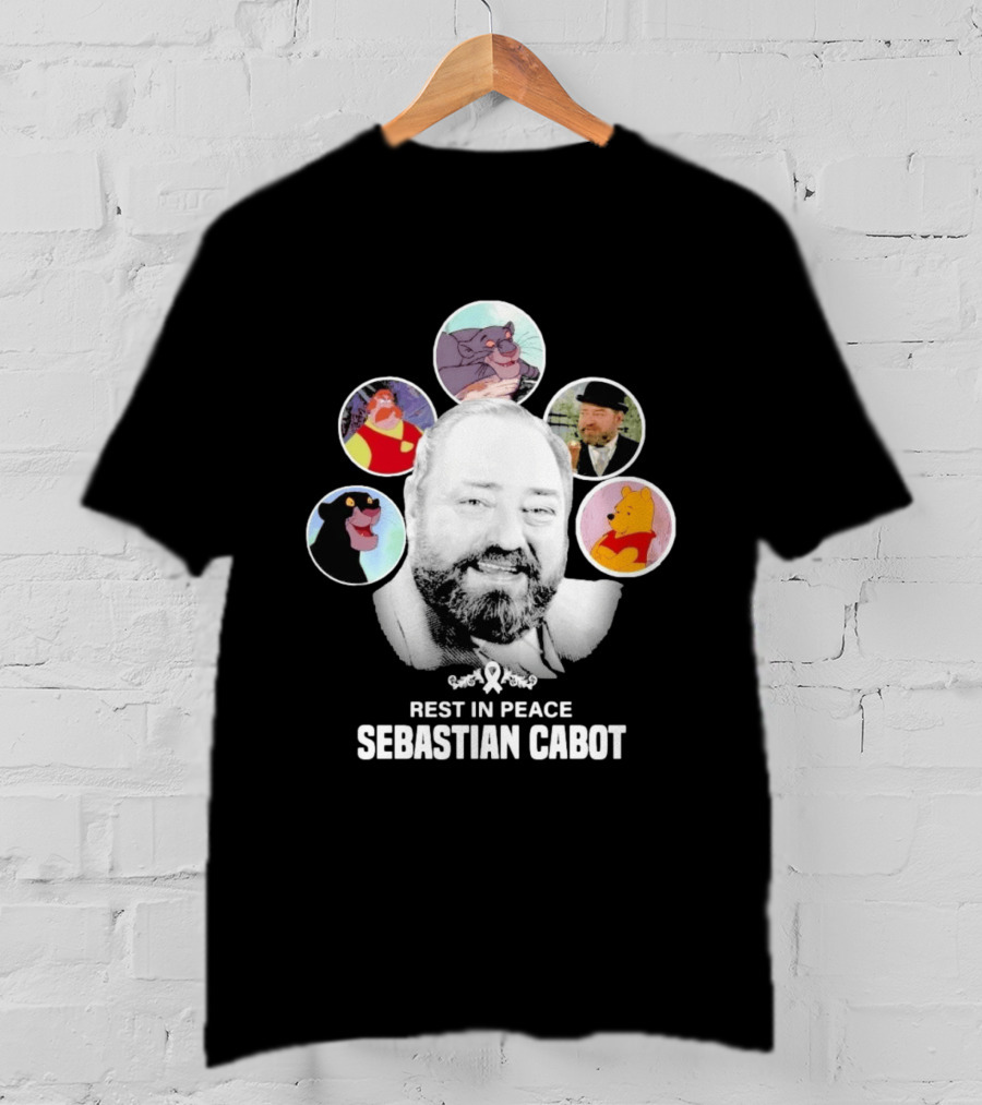 Rest In Peace Sebastian Cabot Disney Characters T-Shirt