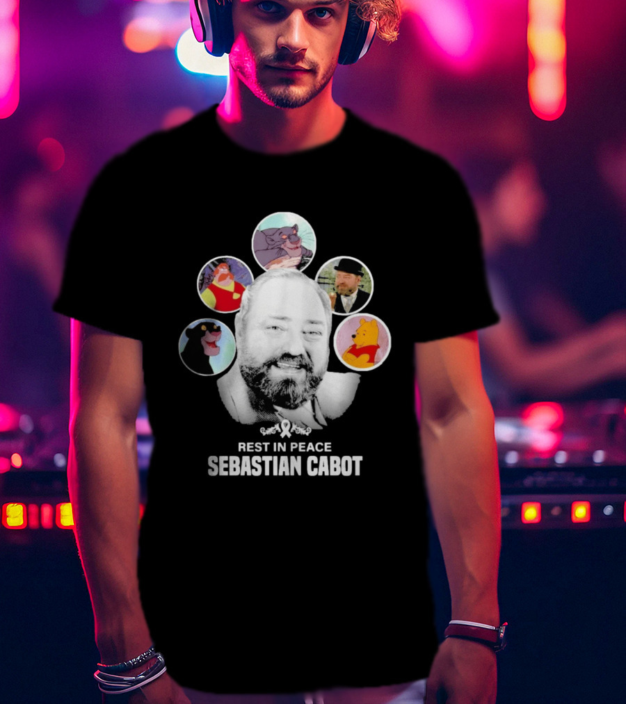 Rest In Peace Sebastian Cabot Disney Characters T-Shirt