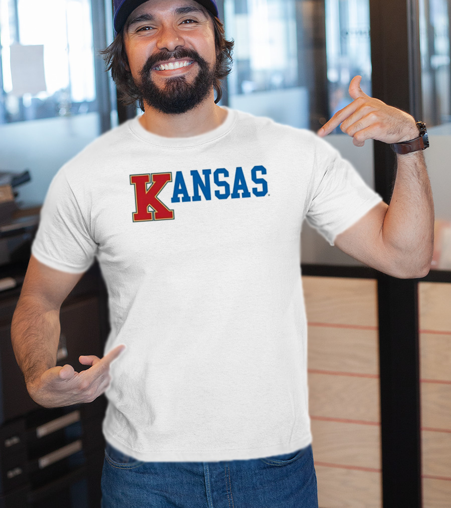 Kansas Jayhawks NCAA College Basketball KANSAS T-Shirt
