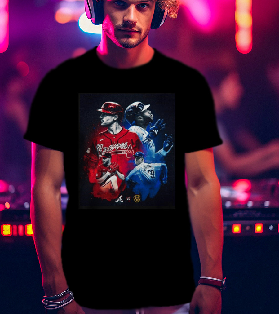 Braves Vs Brewers Showdown Chris Sale Jacob Misiorowski Pitching Duel In Milwaukee T-Shirt