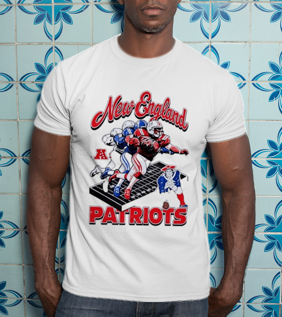 New England Patriots Football Player Action AFC T-Shirt