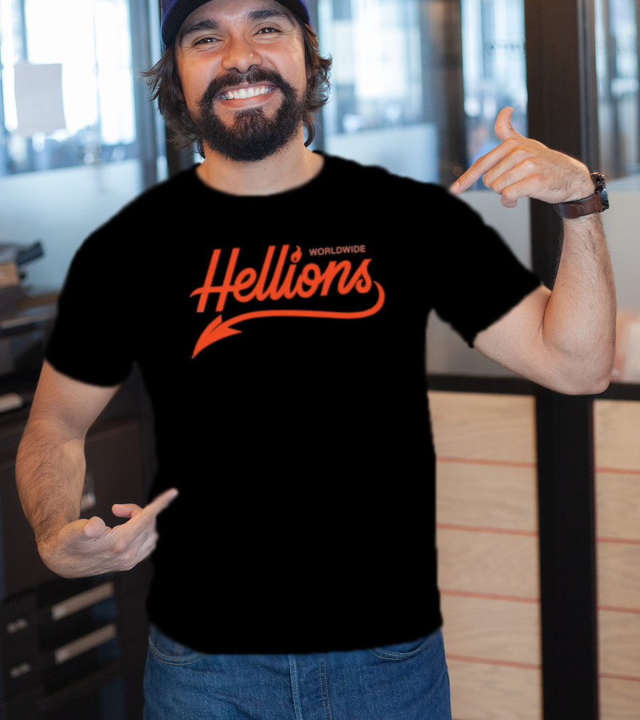 Hellions Worldwide Arrow Script T-Shirt