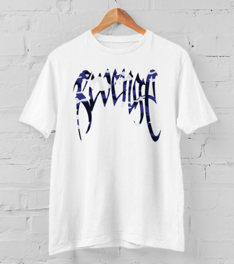 Revenge Store Arch Blue Camo T-Shirt