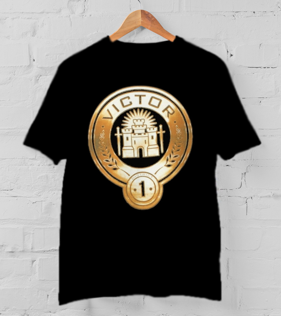 The Hunger Games Victor Emblem District 1 Badge With Castle And Swords T-Shirt