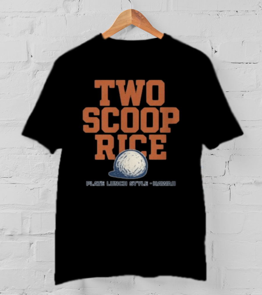 Kahana Store Two Scoop Rice Plate Lunch Style Hawaii T-Shirt