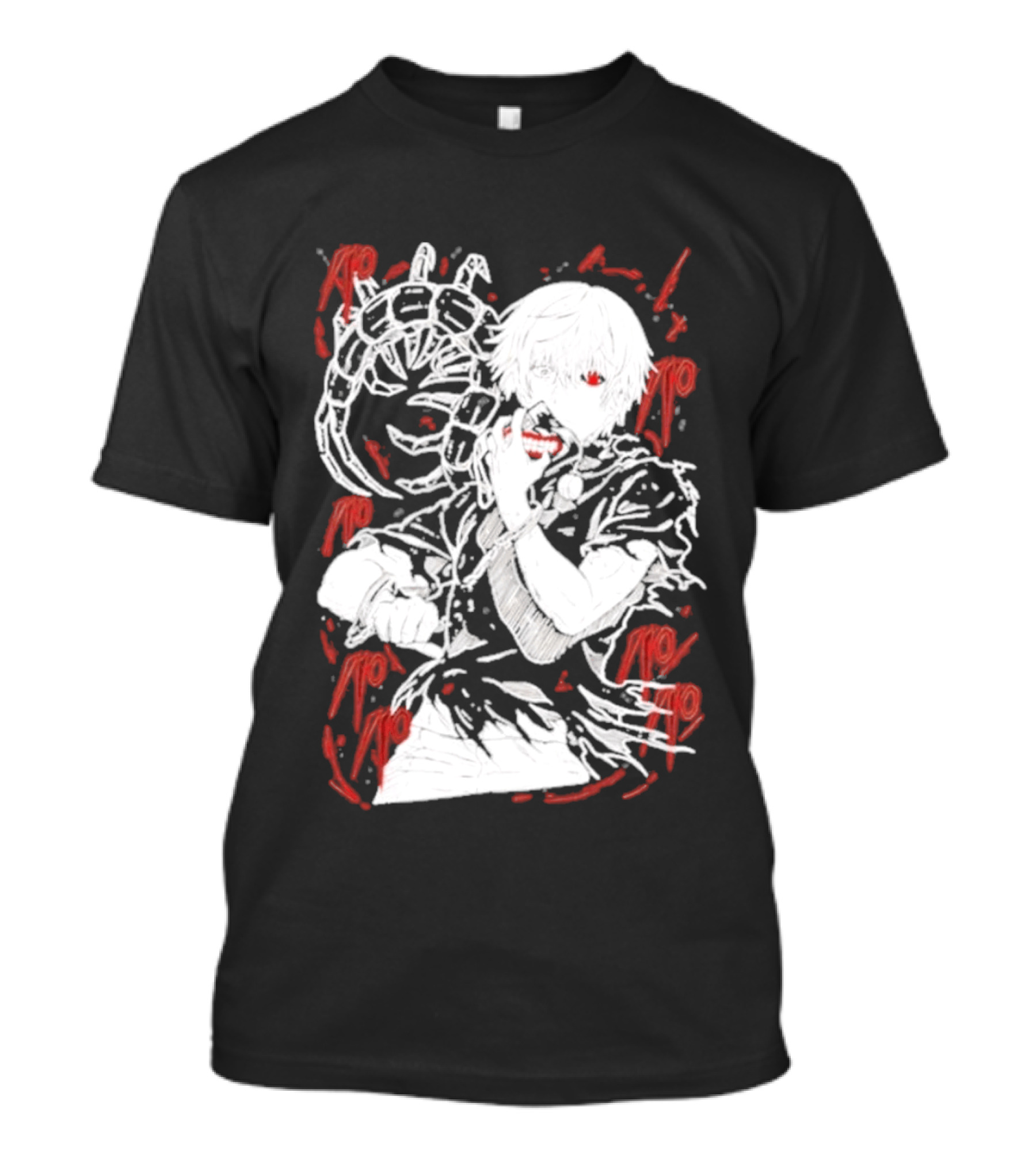 Tokyo Ghoul Kaneki Ken Red Kagune Anime Streetwear T-Shirt