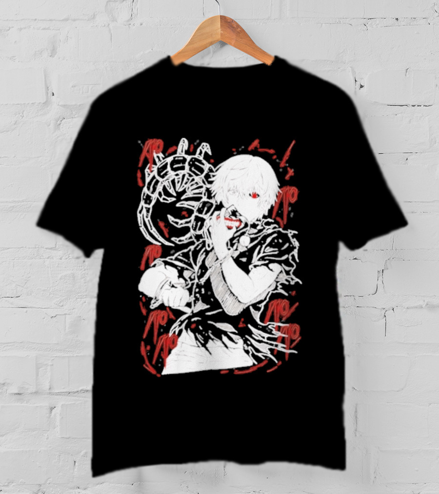 Tokyo Ghoul Kaneki Ken Red Kagune Anime Streetwear T-Shirt