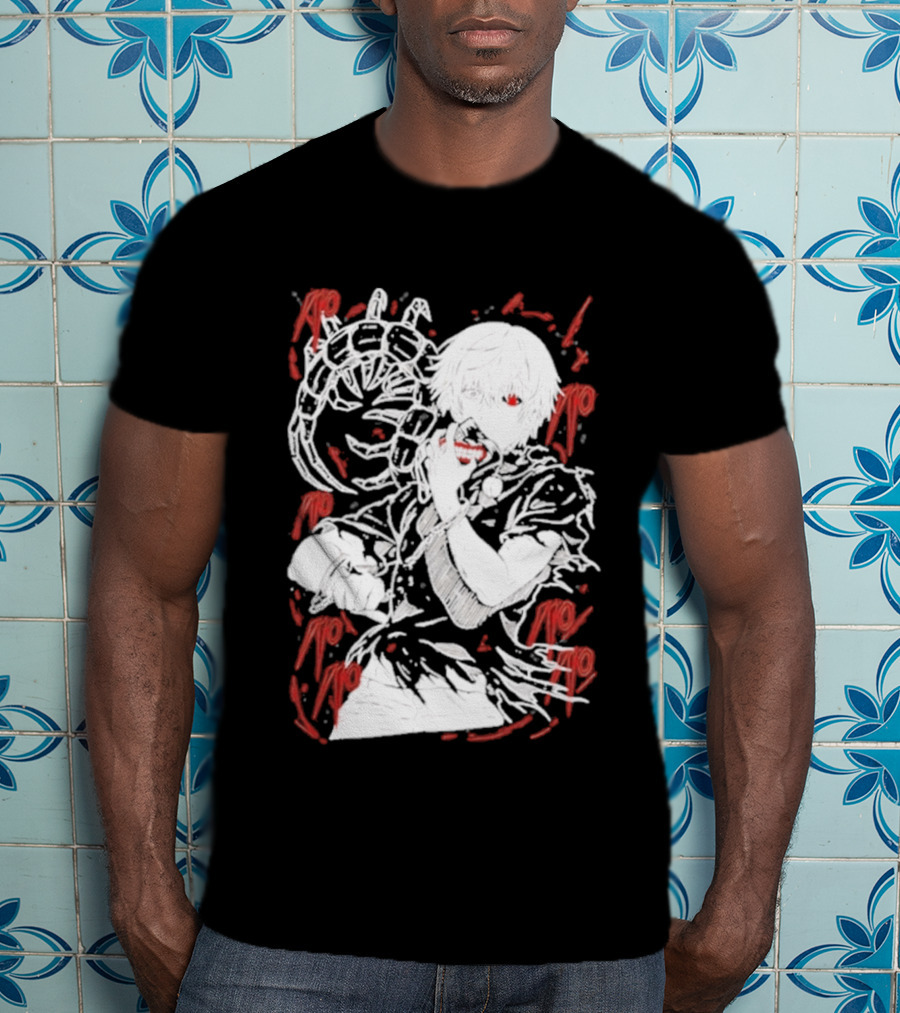 Tokyo Ghoul Kaneki Ken Red Kagune Anime Streetwear T-Shirt