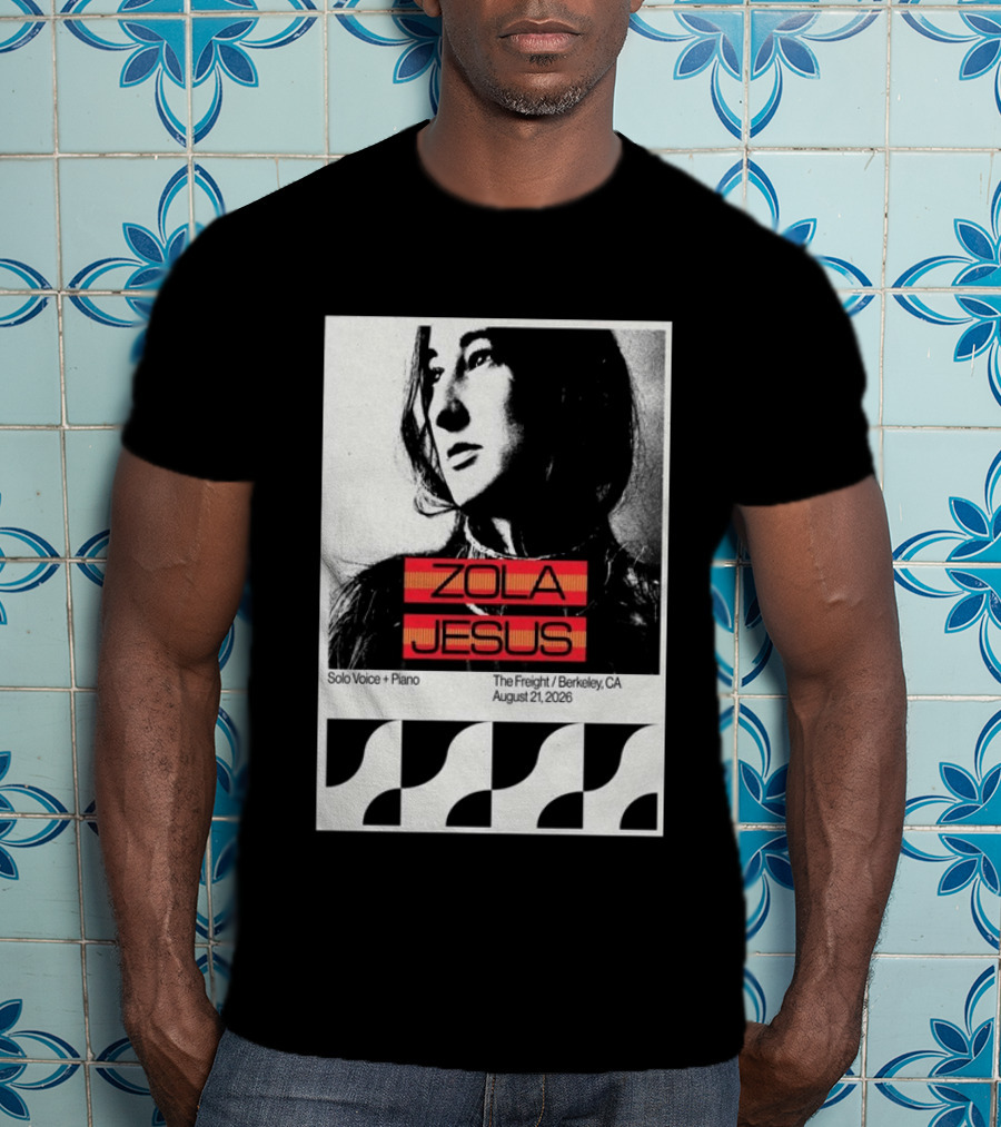 Zola Jesus Solo Voice Piano The Freight Berkeley CA August 21 2026 T-Shirt