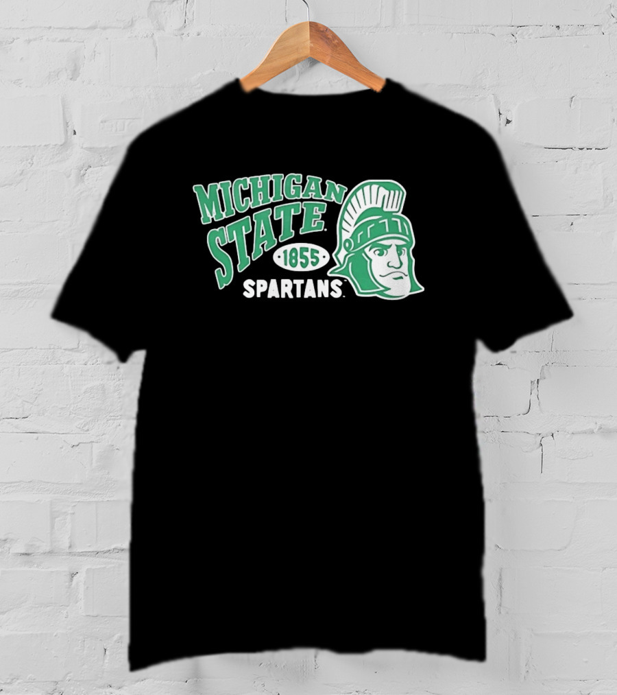 Michigan State Spartans 1855 NCAA College Sports MSU T-Shirt