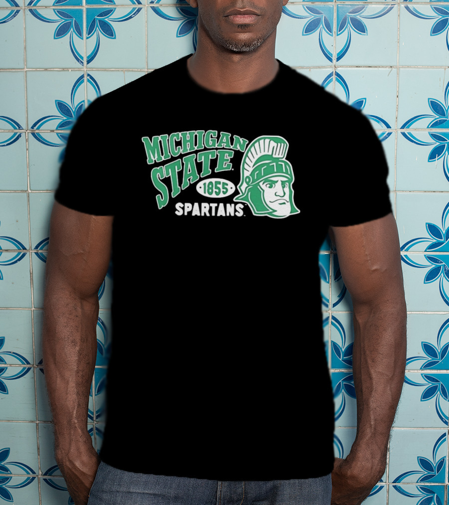 Michigan State Spartans 1855 NCAA College Sports MSU T-Shirt