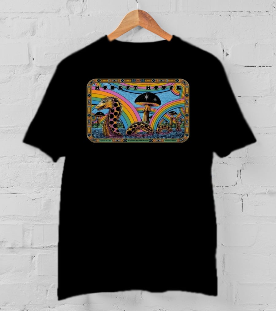 Modest Mouse Rainbow Serpents August 29 2026 Shelburne Vermont T-Shirt