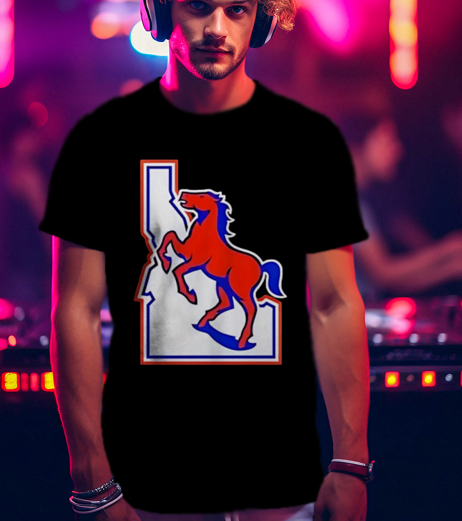 Boise State Broncos Idaho State Horse T-Shirt