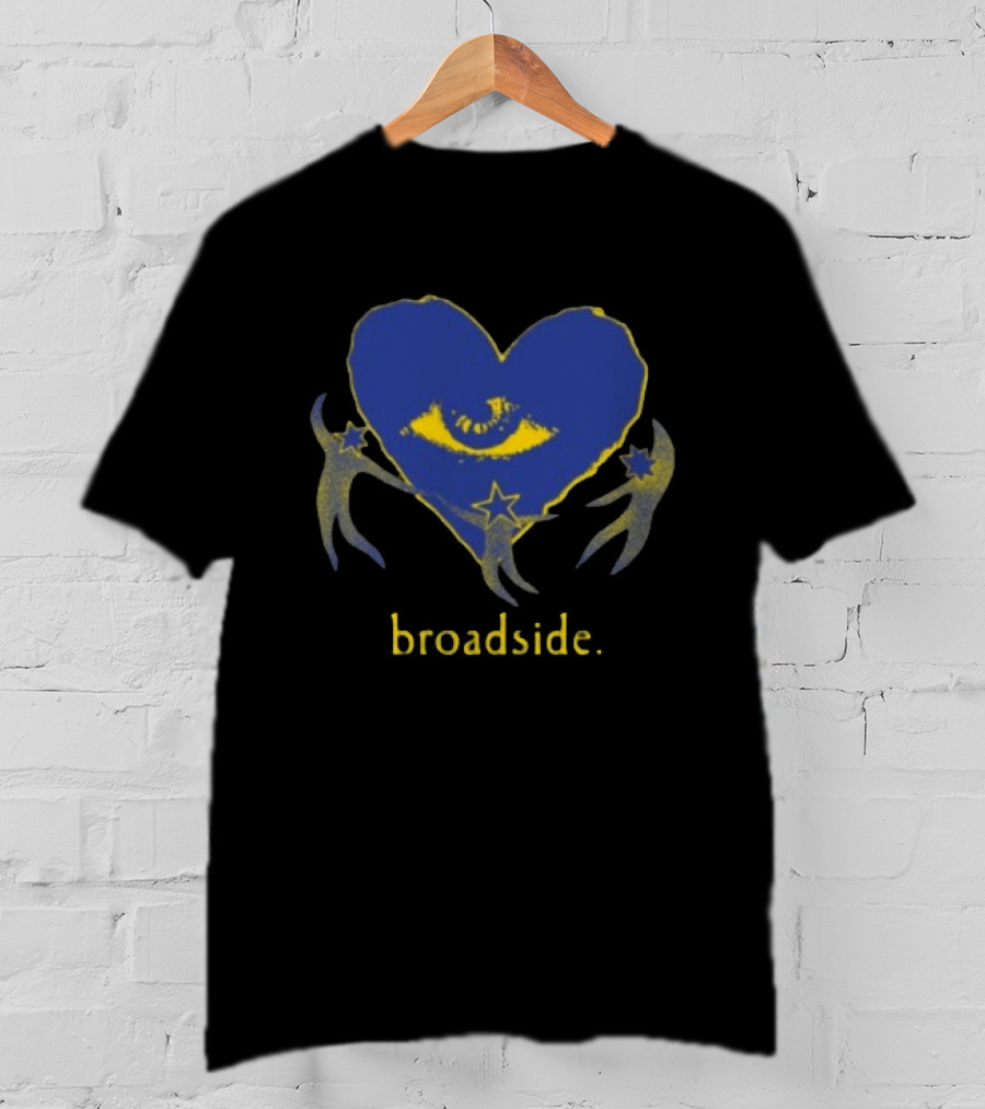 Broadside Store Heart Star Eye Symbol With Stars And Celestial Figures T-Shirt