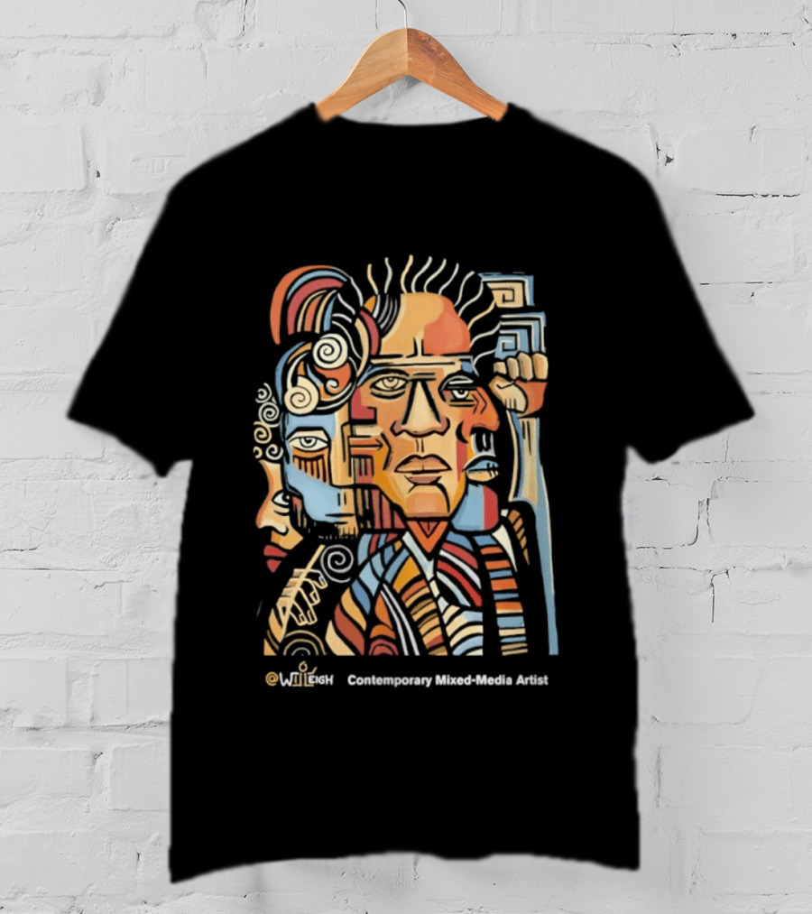 Wiieigh Contemporary Mixed Media Artist T-Shirt