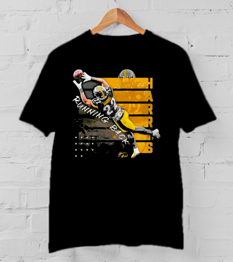 Najee Harris 22 Pittsburgh Running Back Steelers Football T-Shirt