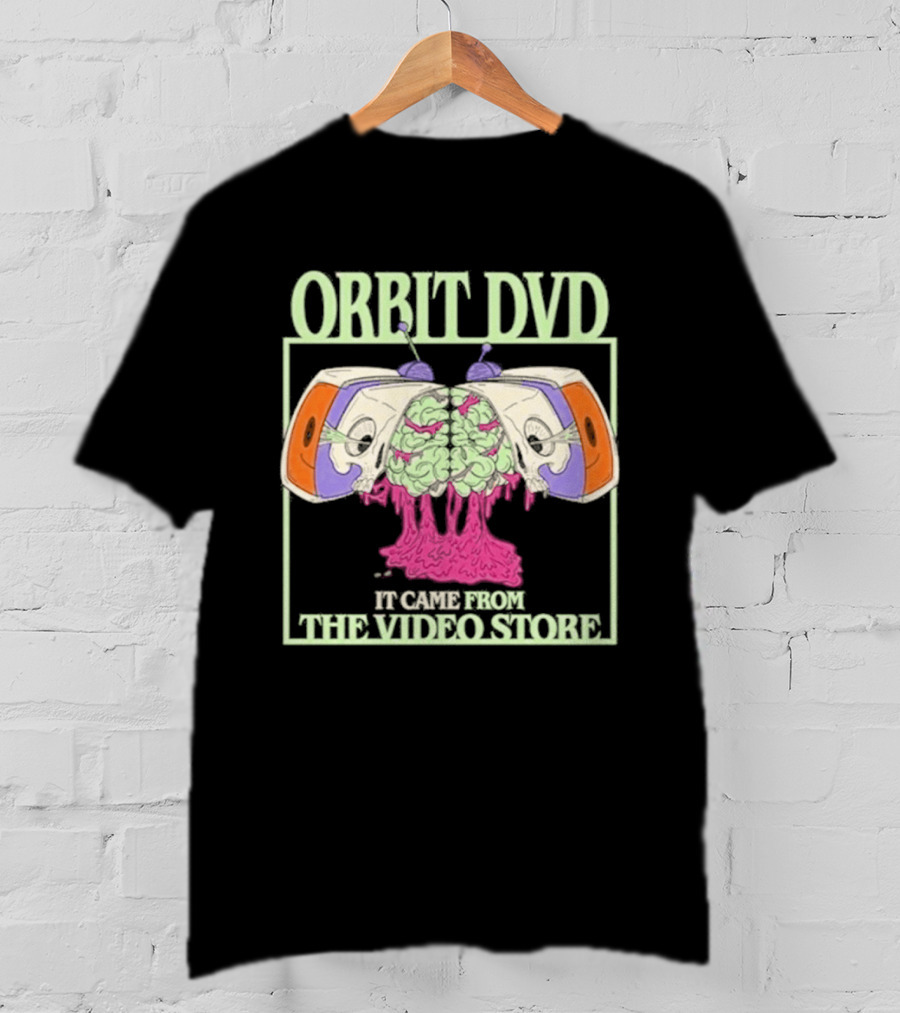 Orbit DVD It Came From The Video Store Halloween 2026 T-Shirt