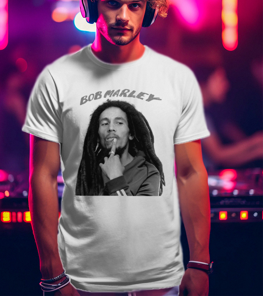 Bob Marley Iconic Pose Jumbo T-Shirt