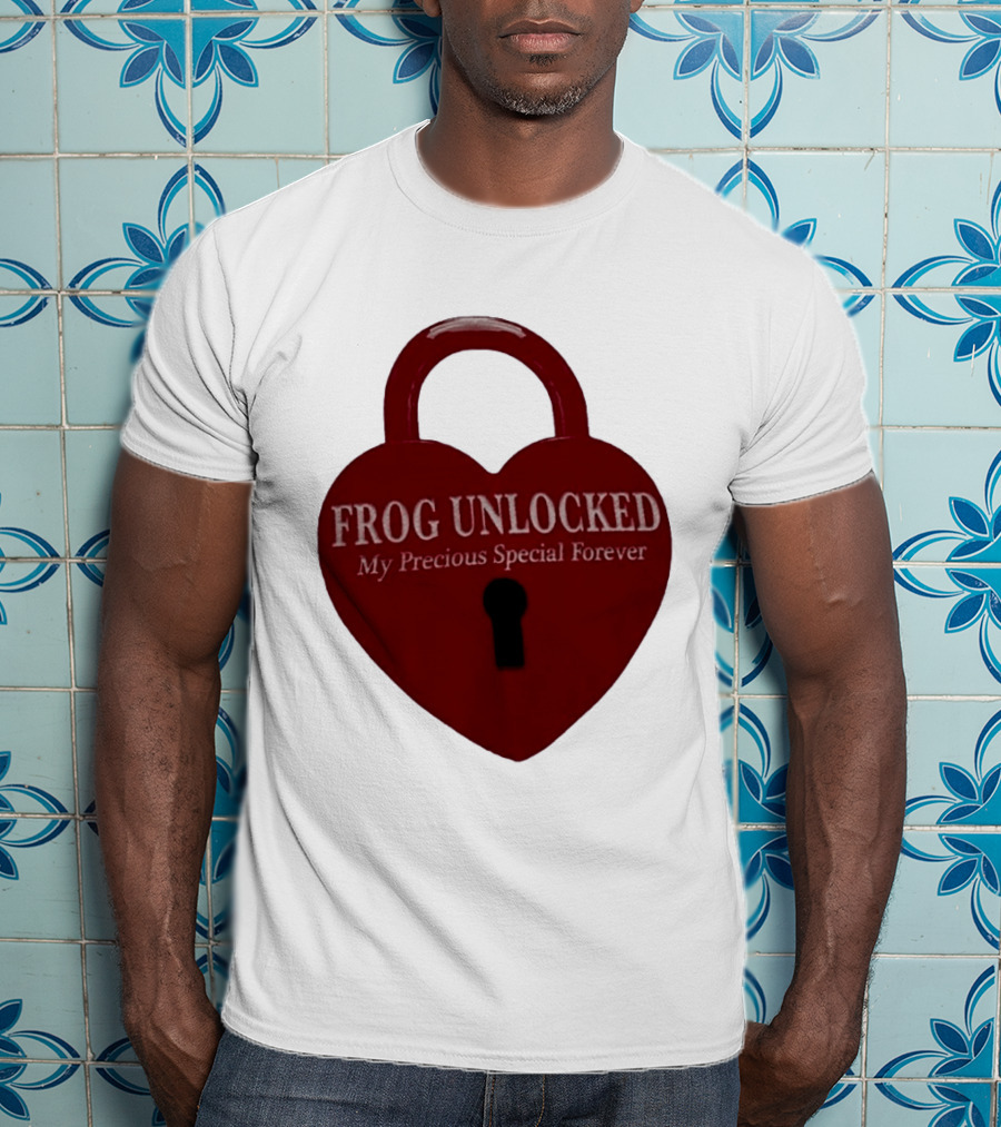 Frog Unlocked Heart Lock My Precious Special Forever T-Shirt