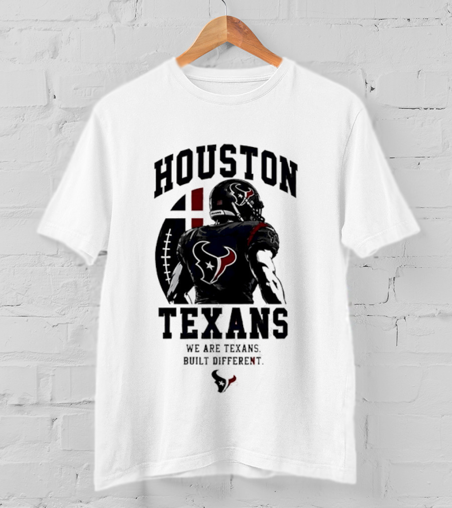 Houston Texans We Are Built Different Football Pride T-Shirt
