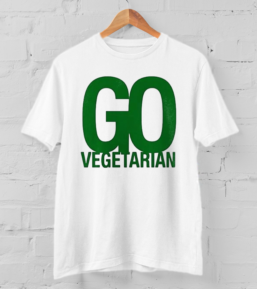 Justice Hamburgers Are Made Of What Go Vegetarian Cow T-Shirt