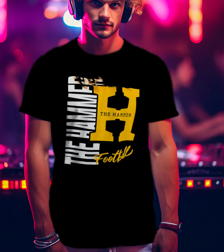The Hammer H Athletic Football Team T-Shirt
