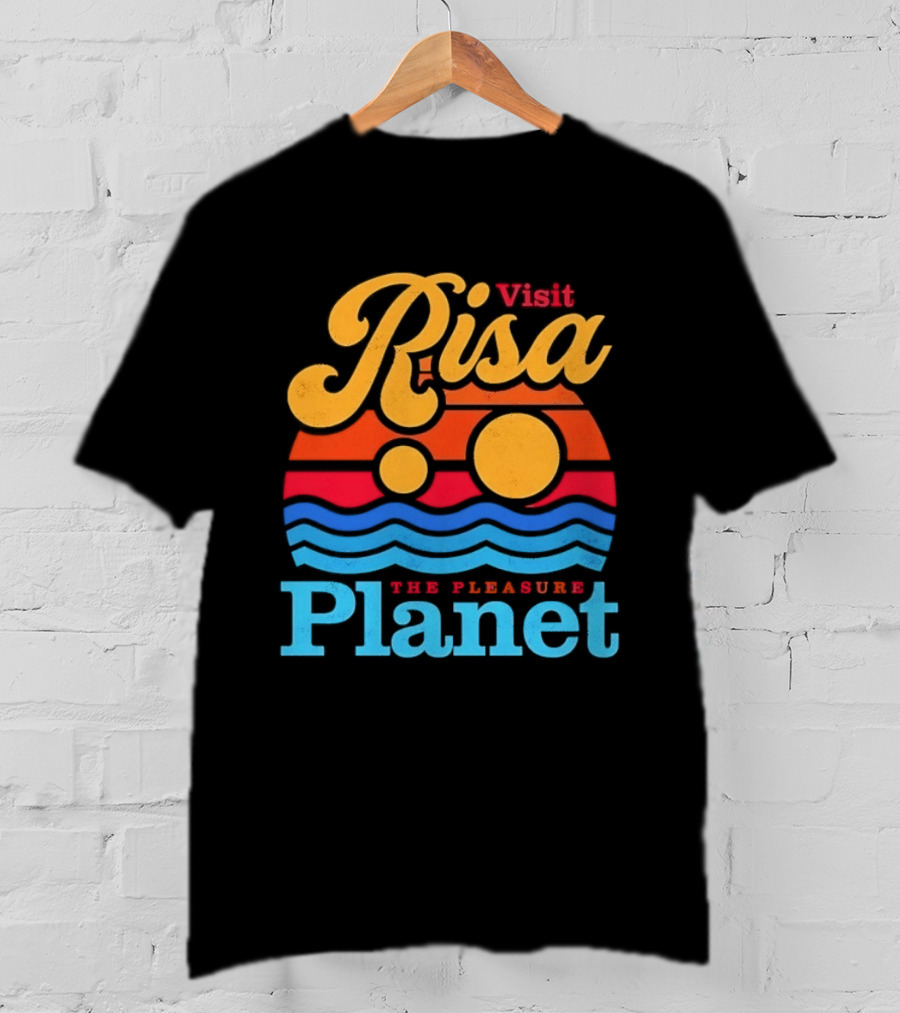 Visit Risa The Pleasure Planet Sci Fi Space Travel Adventure T-Shirt