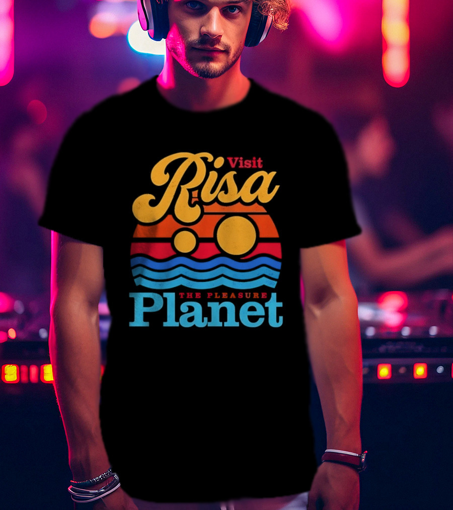 Visit Risa The Pleasure Planet Sci Fi Space Travel Adventure T-Shirt