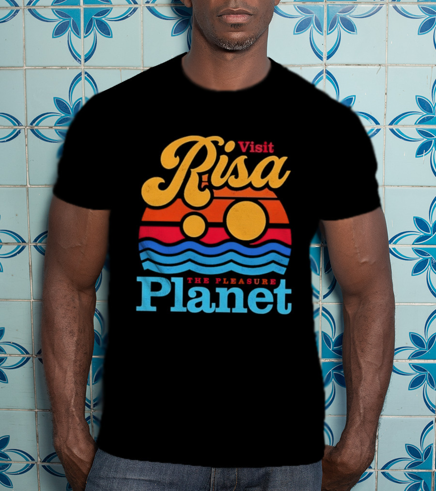 Visit Risa The Pleasure Planet Sci Fi Space Travel Adventure T-Shirt