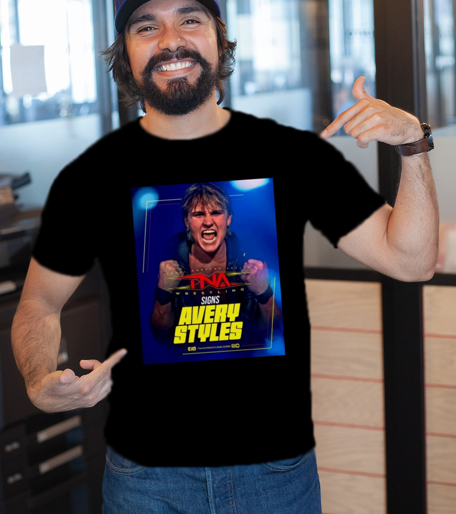 TNA Wrestling Signs Avery Styles Phenomenal Son T-Shirt