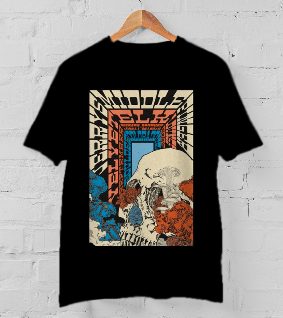 Jerry's Middle Finger Boulder Colorado September 27 2026 Skull T-Shirt