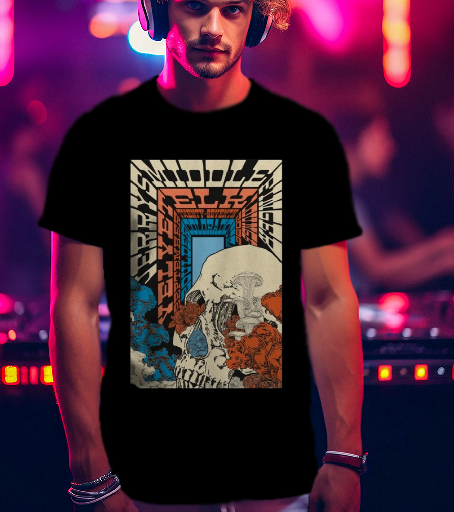 Jerry's Middle Finger Boulder Colorado September 27 2026 Skull T-Shirt
