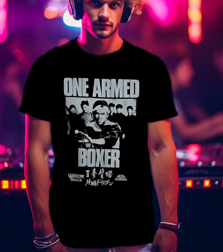 Jimmy Wang Yu One Armed Boxer Hardcore Chocolate Cult Classics Movie T-Shirt