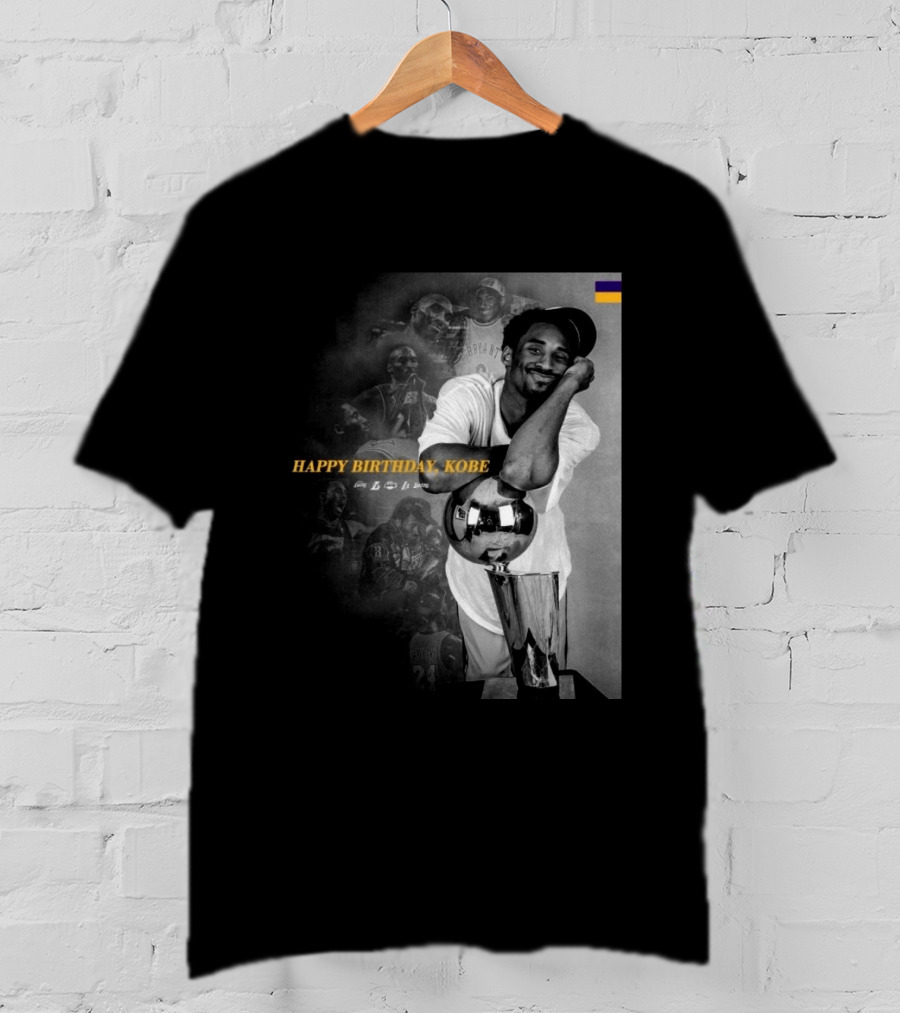 Legend Laker Happy Birthday Kobe Iconic Moments And Achievements T-Shirt