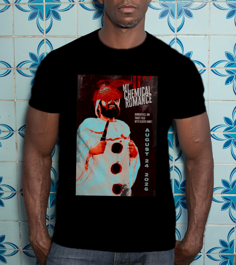 My Chemical Romance Minneapolis MN Target Field August 24 2026 With Sleater Kinney T-Shirt