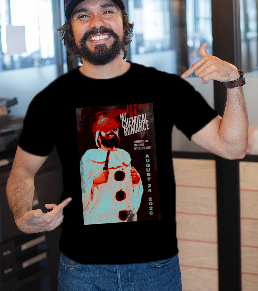 My Chemical Romance Minneapolis MN Target Field August 24 2026 With Sleater Kinney T-Shirt