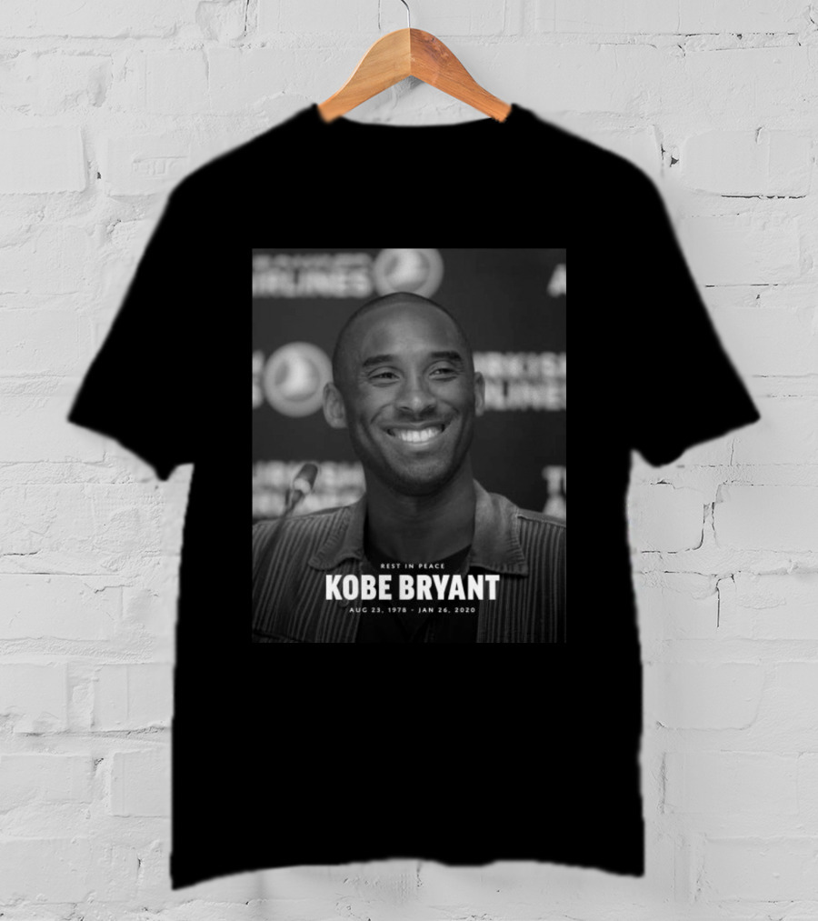 Rest In Peace Kobe Bryant Aug 23 1978 Jan 26 2020 T-Shirt