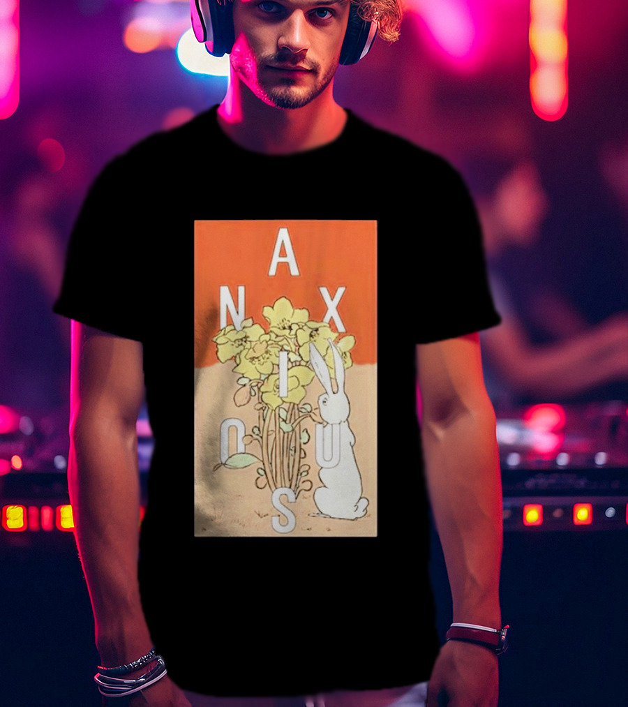 Anxious Tour 2026 Bouquet And Rabbit Summer Fall T-Shirt