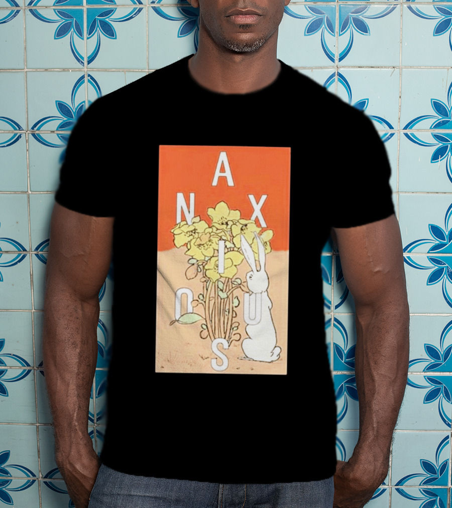 Anxious Tour 2026 Bouquet And Rabbit Summer Fall T-Shirt