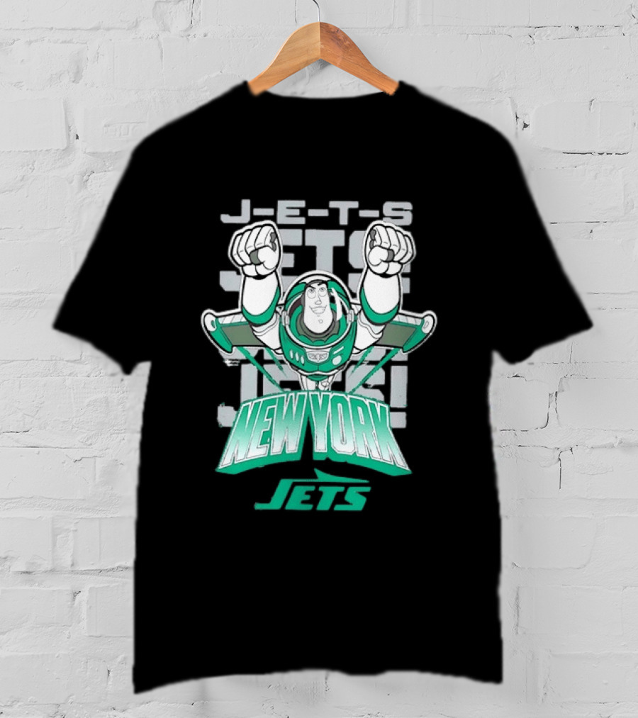 Buzz Lightyear New York J E S Football Team Fan T-Shirt