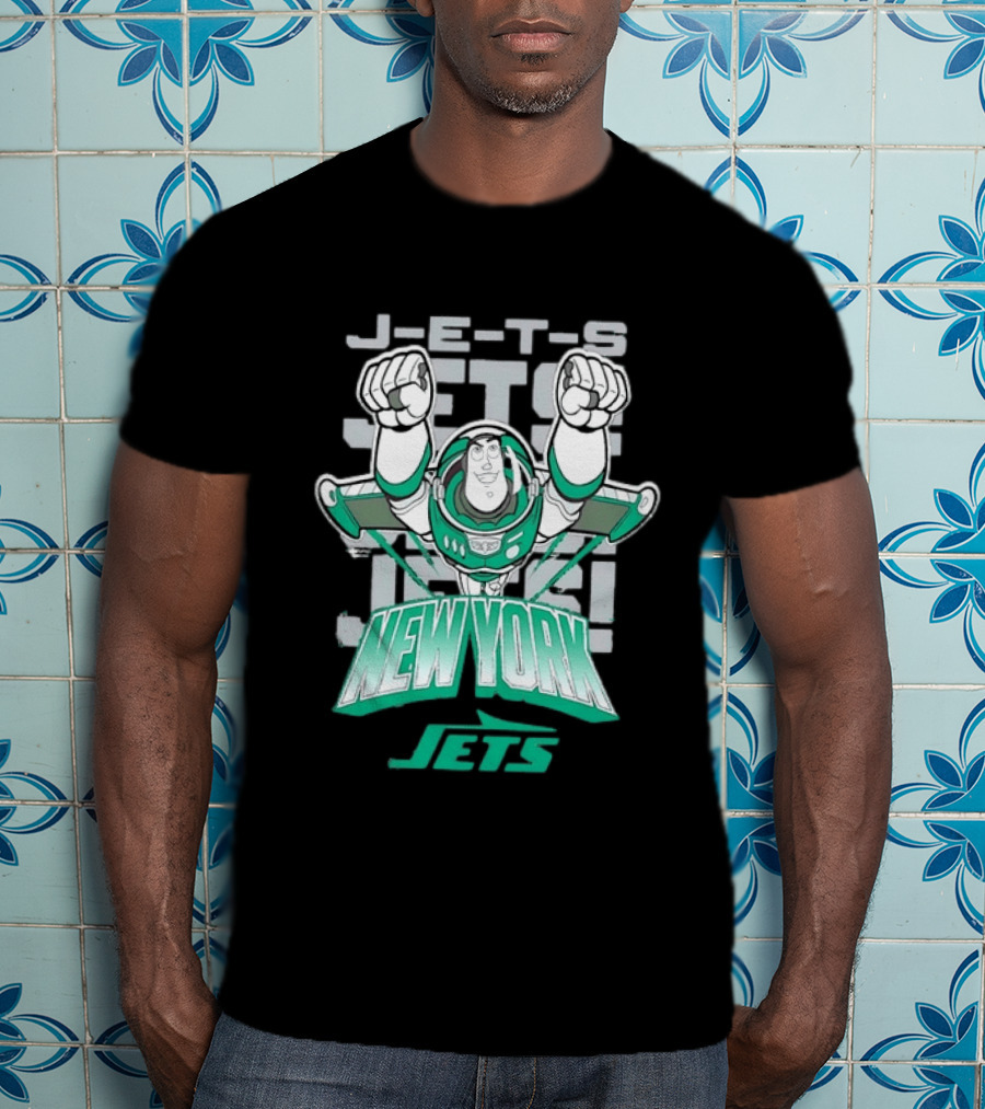 Buzz Lightyear New York J E S Football Team Fan T-Shirt