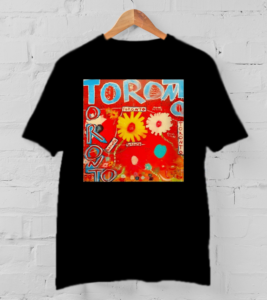 Toronto Floral By Ceare Painting Colorful Flowers T-Shirt