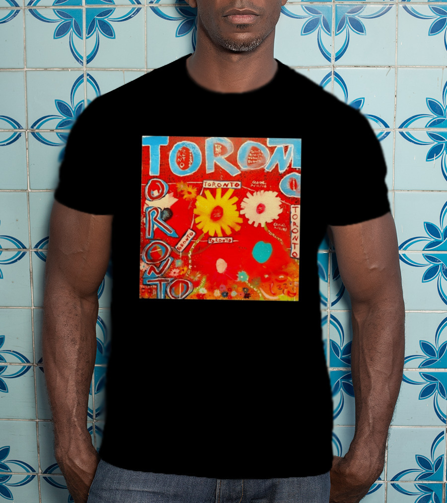 Toronto Floral By Ceare Painting Colorful Flowers T-Shirt