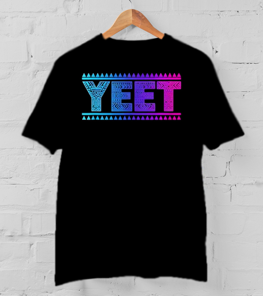 YEET Tribal Slang Gradient T-Shirt