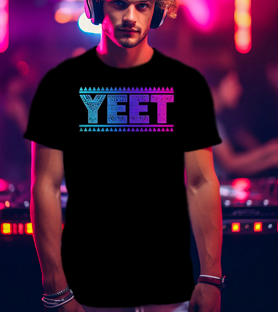 YEET Tribal Slang Gradient T-Shirt