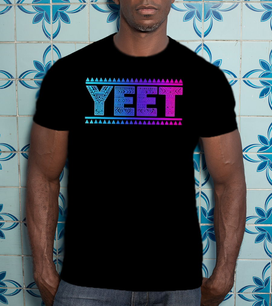 YEET Tribal Slang Gradient T-Shirt