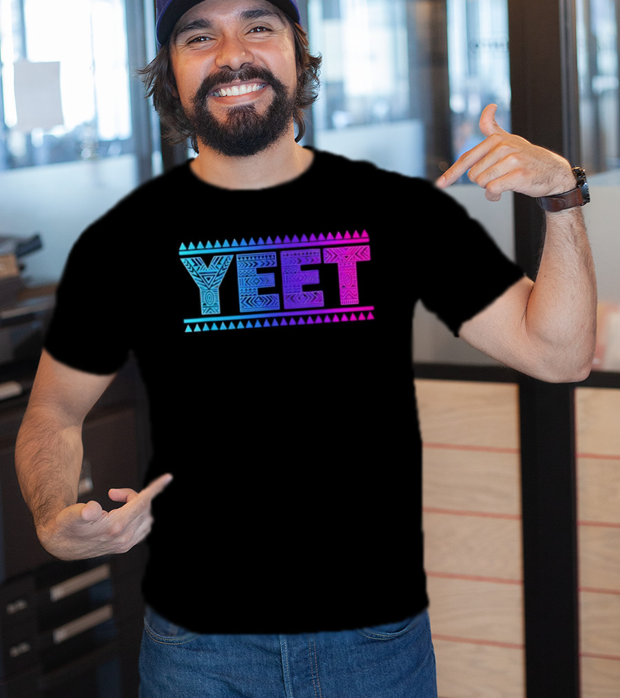 YEET Tribal Slang Gradient T-Shirt