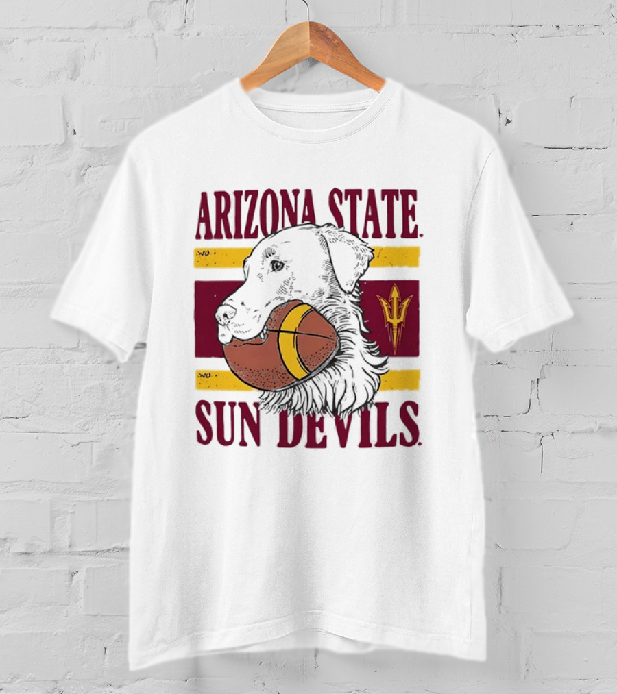 Arizona State Sun Devils Dog Football Team Spirit T-Shirt