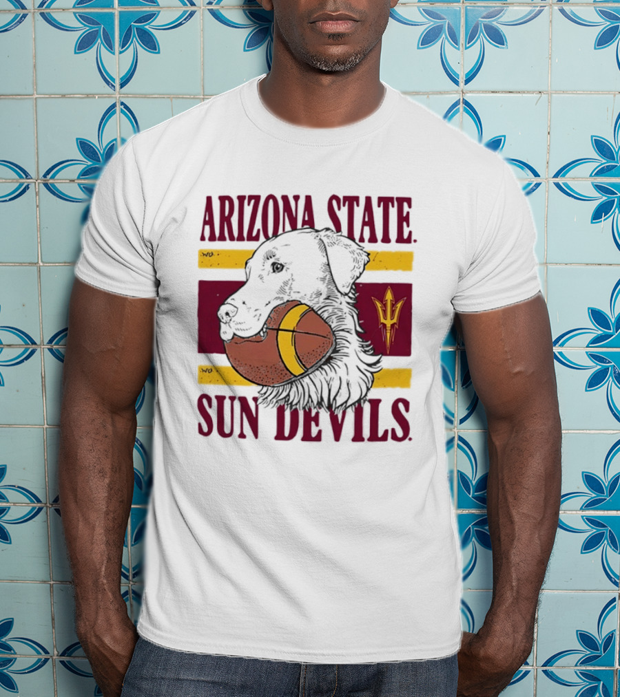 Arizona State Sun Devils Dog Football Team Spirit T-Shirt