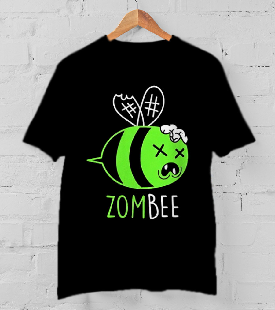 Zombee Brainy Undead Insect Horror Bee T-Shirt